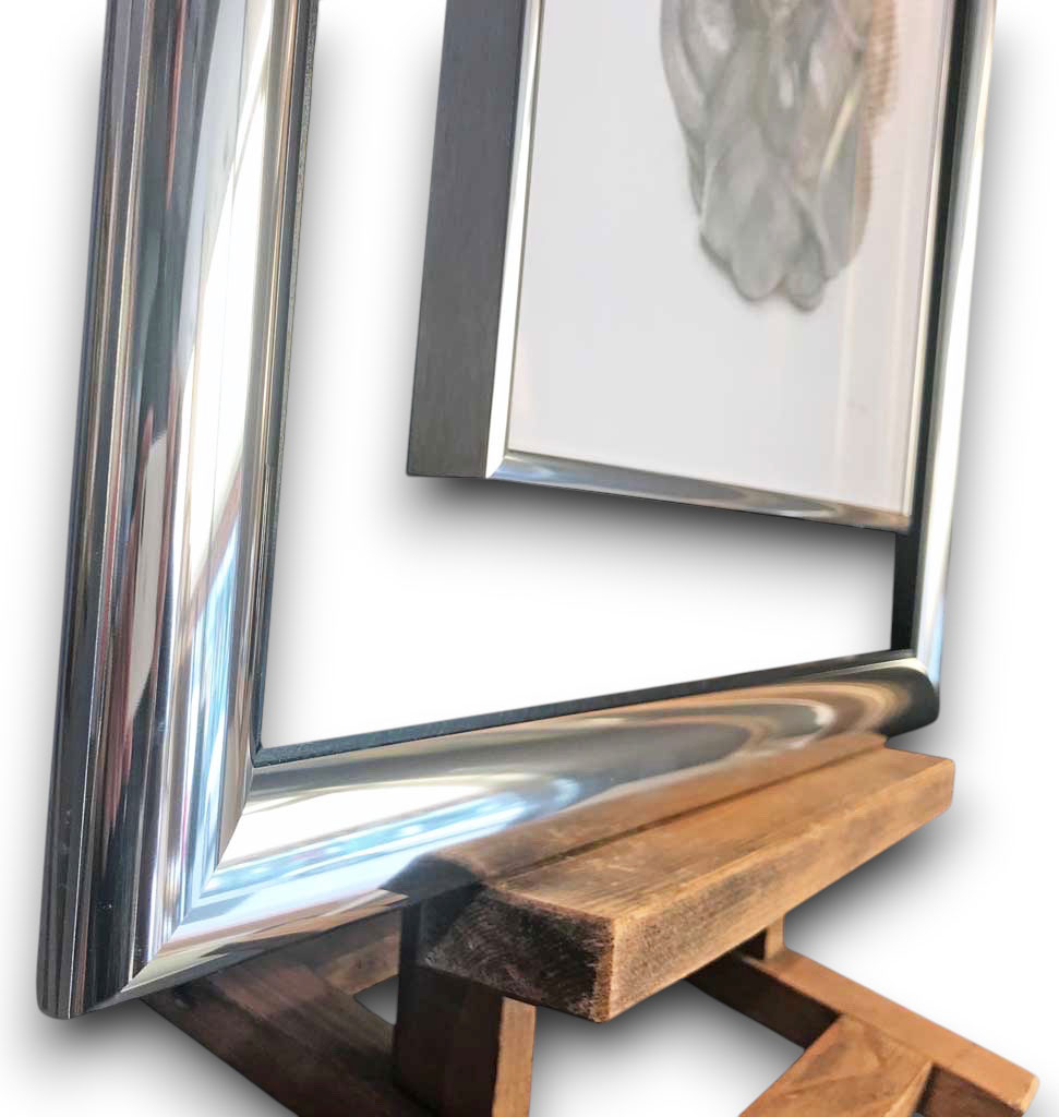 Argent rehausse noire plexi transparent