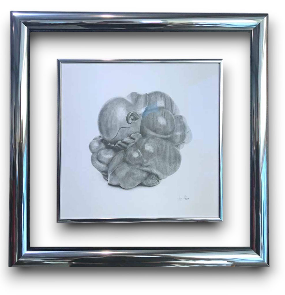 Argent rehausse noire plexi transparent